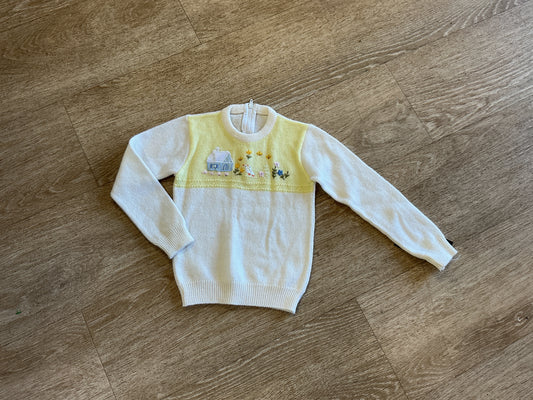 2T Vintage Stitched Little Goose Sweater
