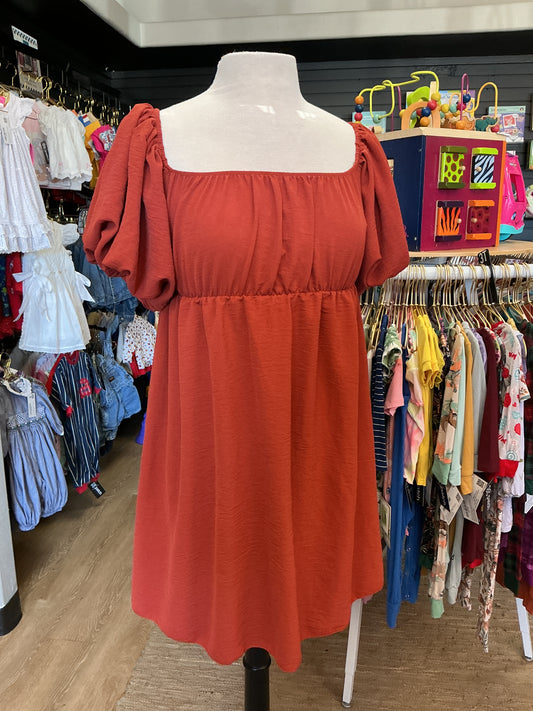 Womens Small Terracotta Dress