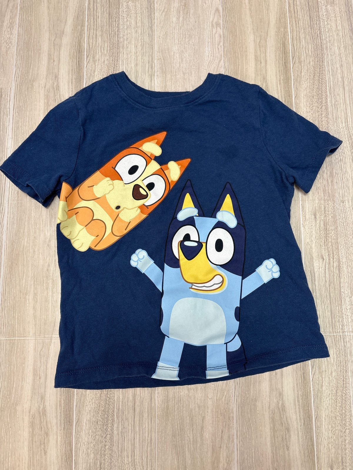 4T Navy Bluey/Bingo Graphic Tee