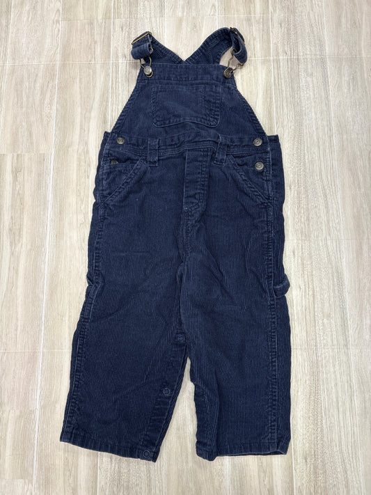 24m Greendog Navy Corduroy Overalls