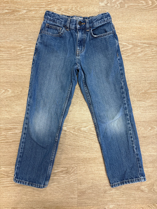 8 Medium Wash Relaxed Straight Denim