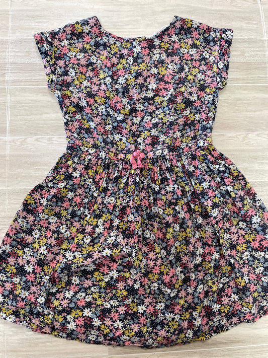 5/6 Navy Floral Dress