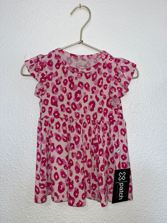 2T Posh Peanut Pink Leopard Tunic