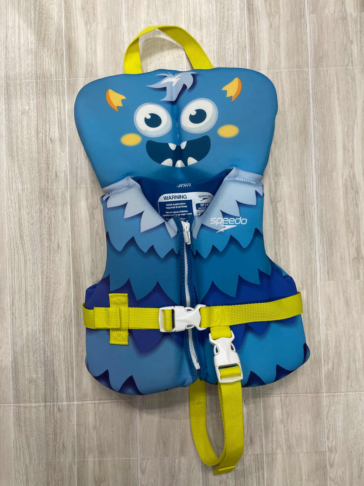 Speedo Blue Monster Life Jacket - Infant Under 30lbs