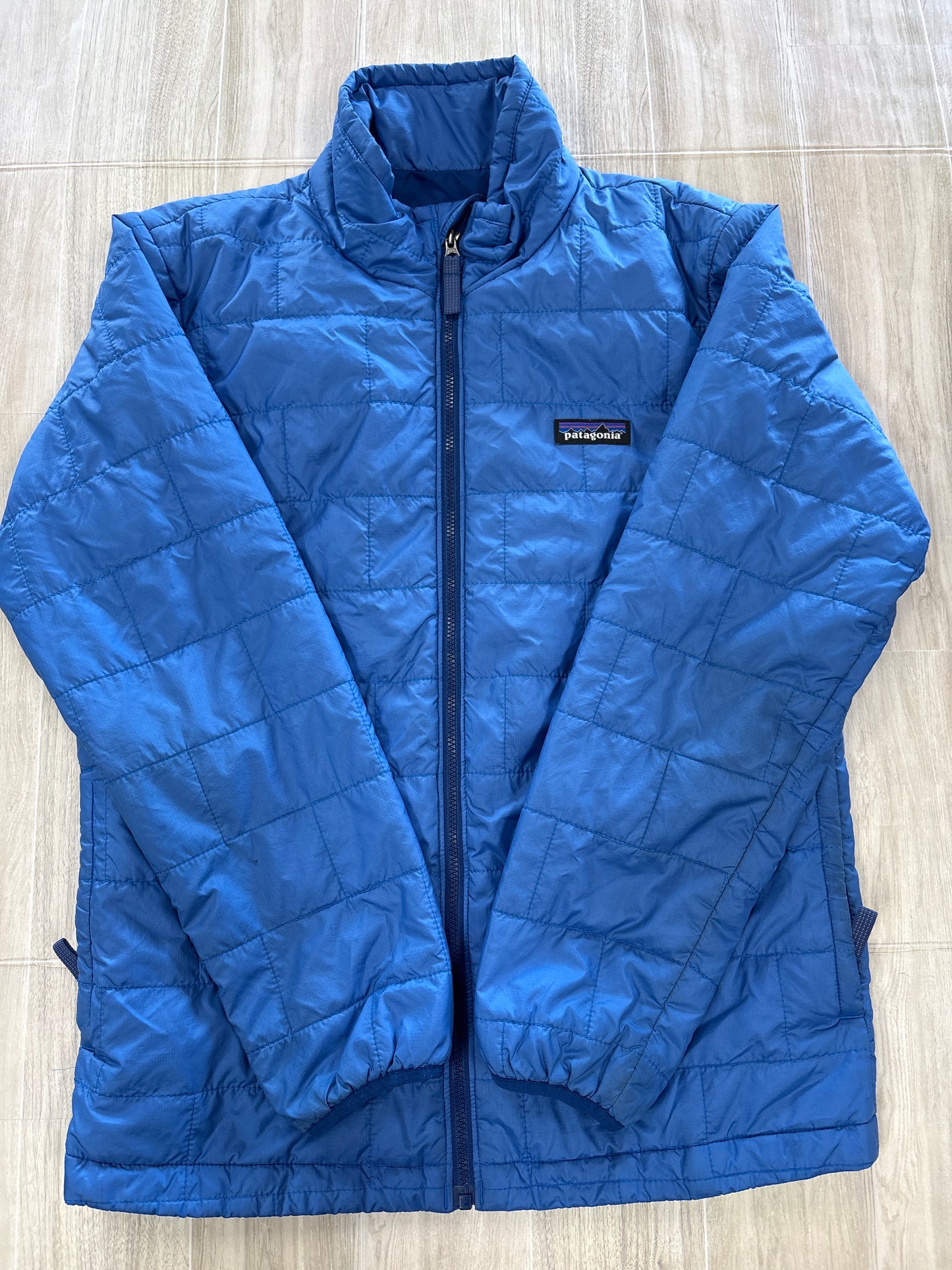 12 Patagonia Blue Puffer Jacket