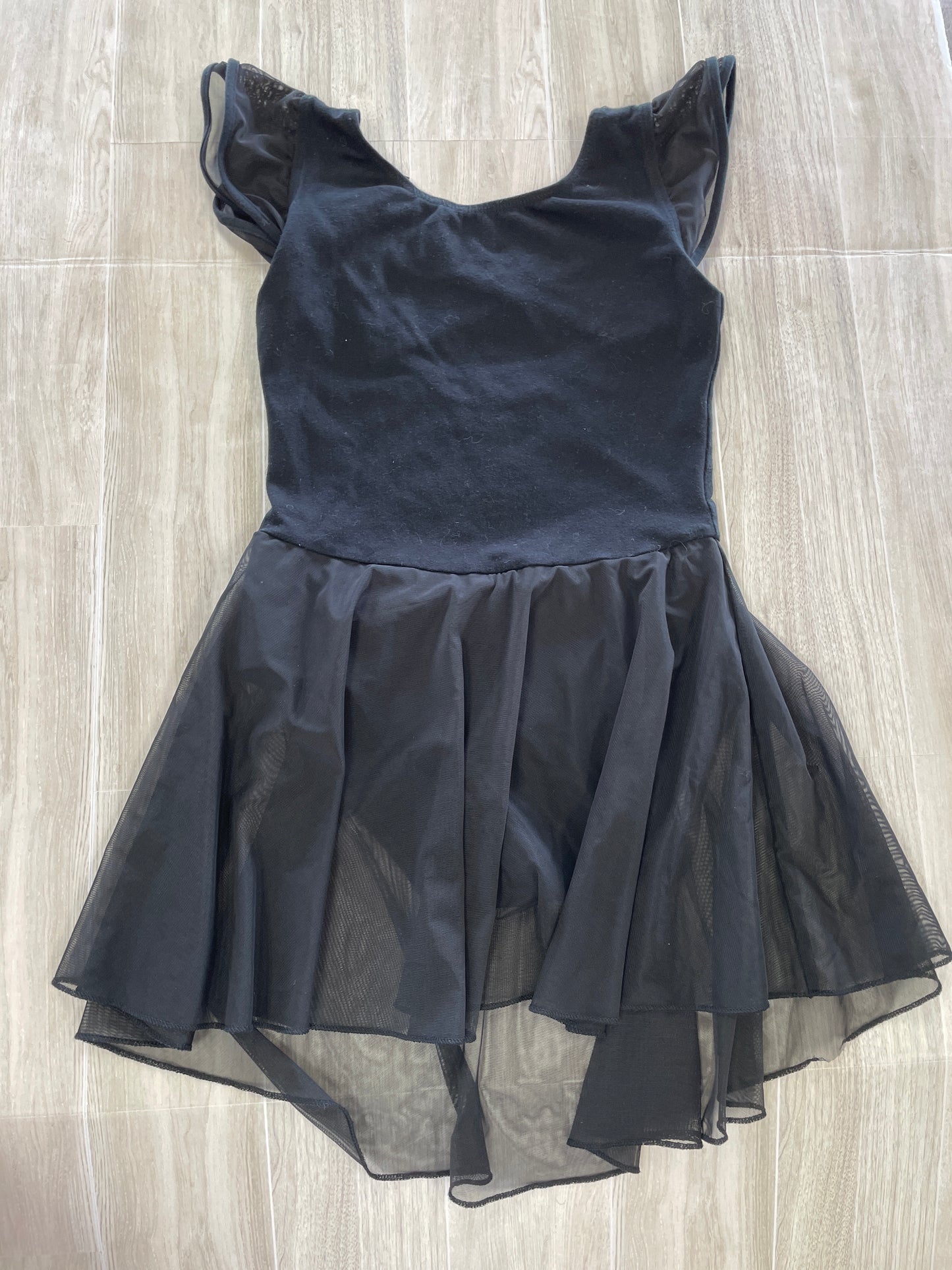 10/12 Black Skirted Leotard