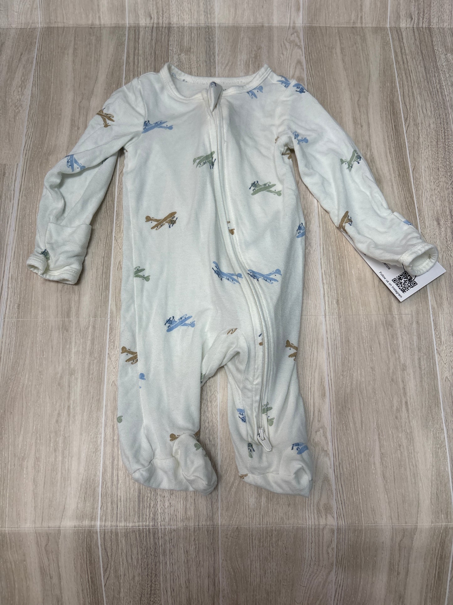 Newborn Airplane Footie Pajama