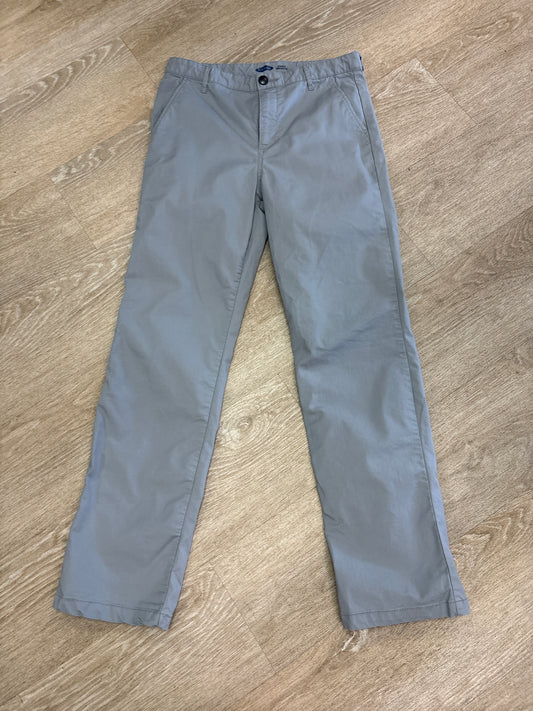 16 Grey Built In Flex Straight Leg Pant