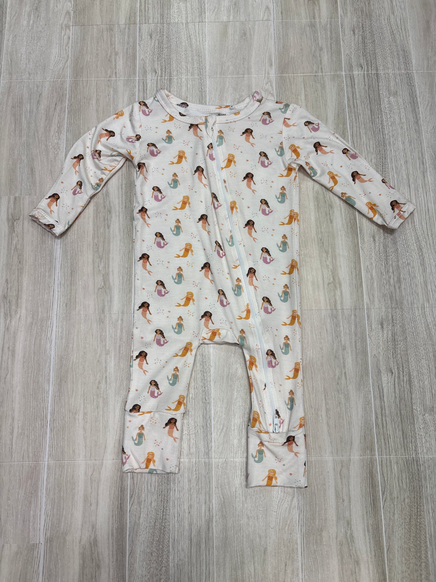 NWT 0-3m Bamboo Mermaid Romper