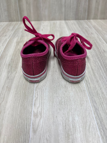 4.5c Pink Glitter Vans