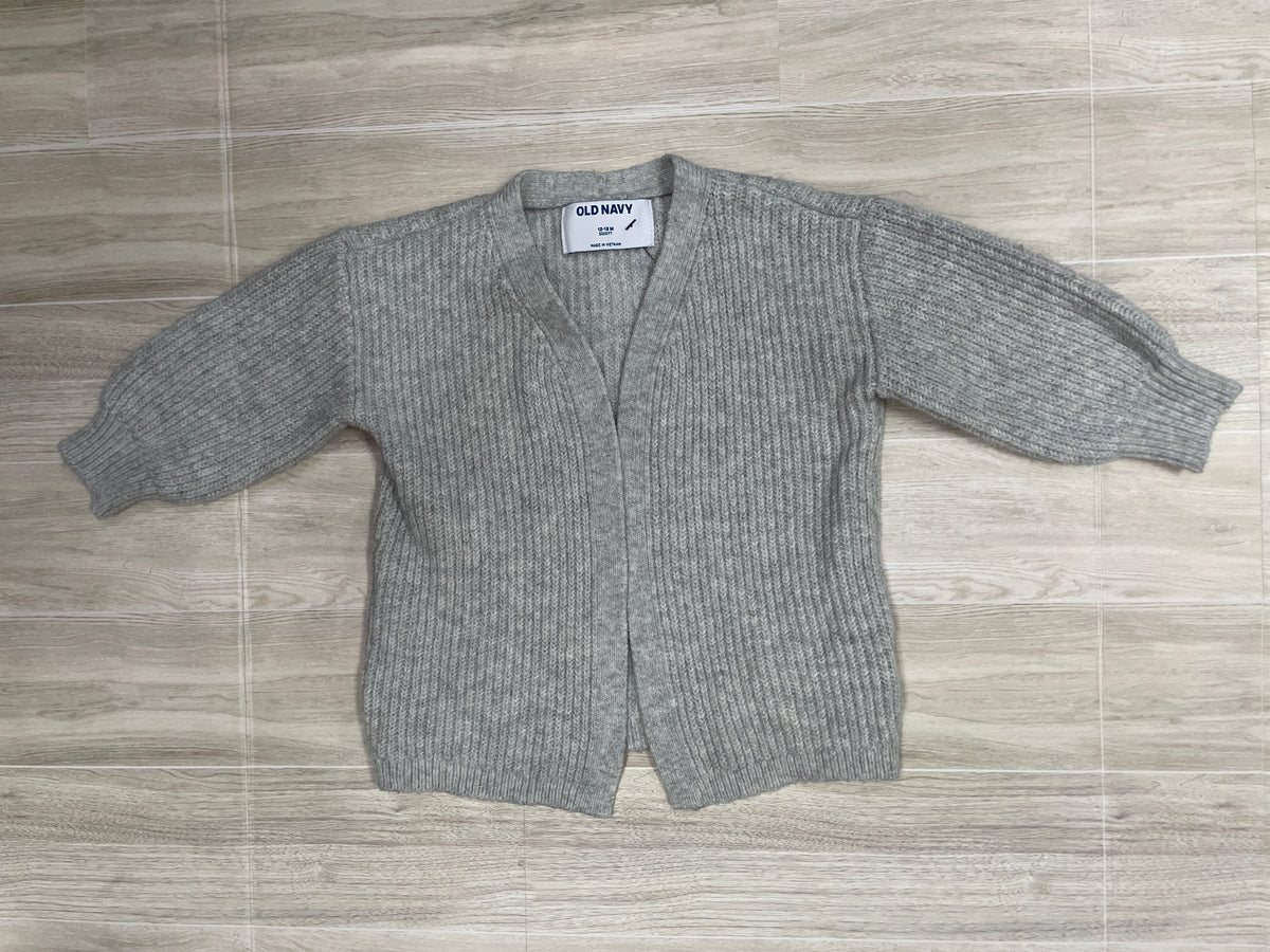 12-18m Grey Knit Cardigan