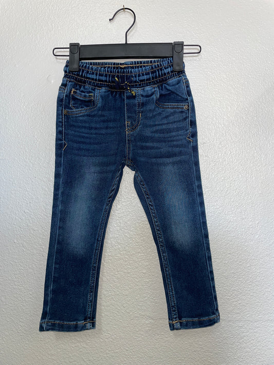 2T Drawstring Waist Denim Pants