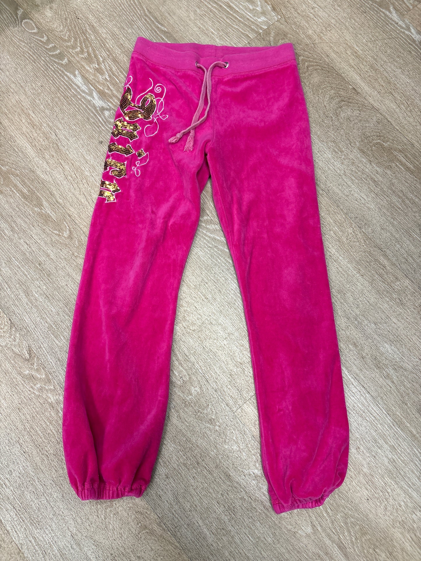 10 Hot Pink Juicy Couture Velour Joggers