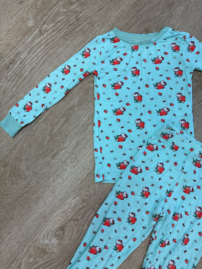 2/3T Hello Kitty Teal 2 Piece Lounge Set