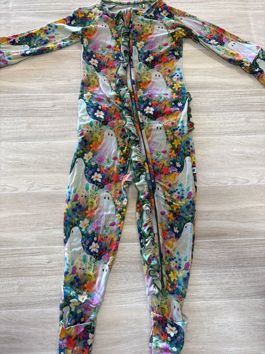 12-18m Floral Ghost Bamboo Pajama