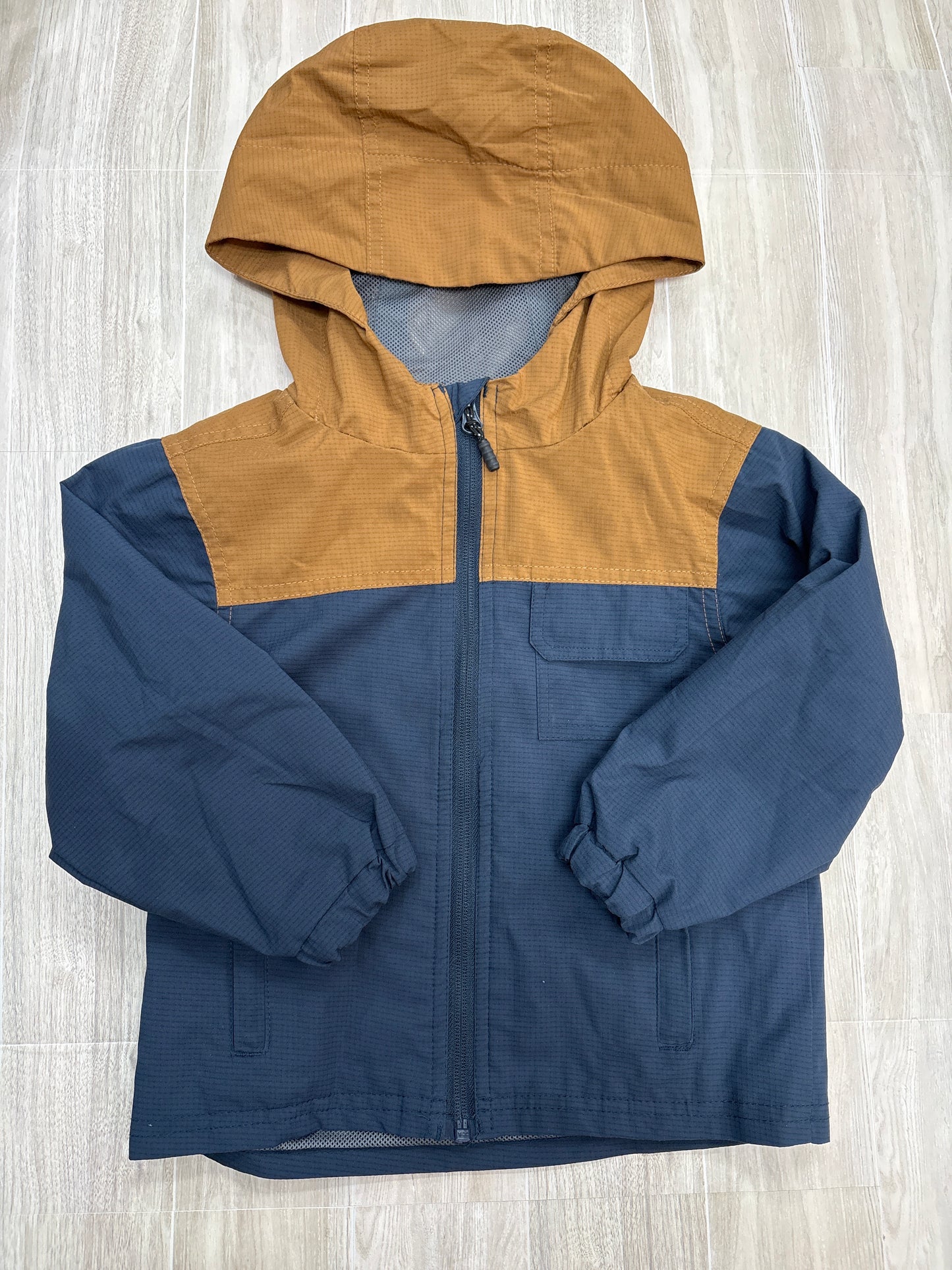 4T Navy/Camel Windbreaker Jacket- Blemish