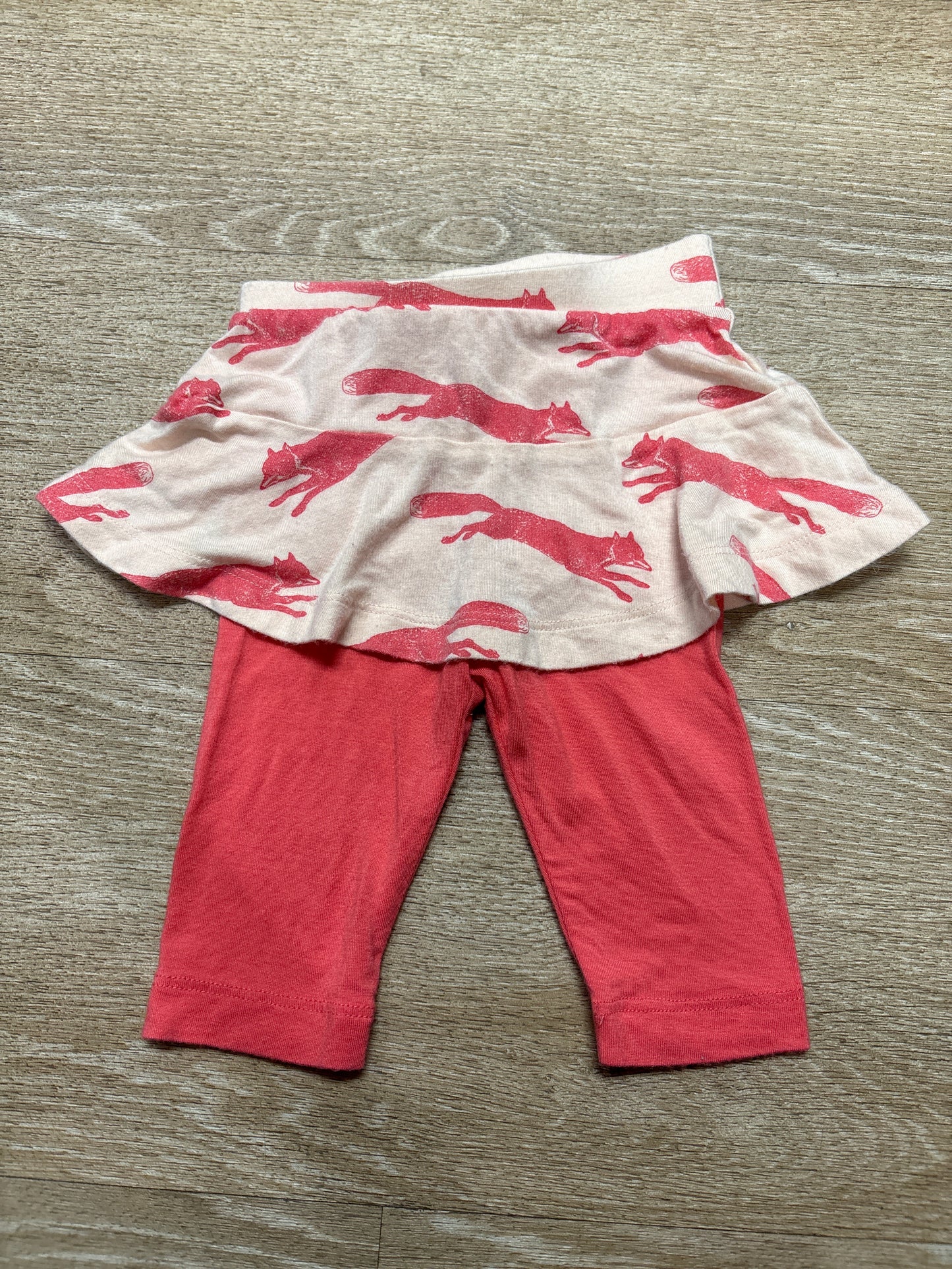 12-18m Kate Quinn Pink Fox Skirted Leggings