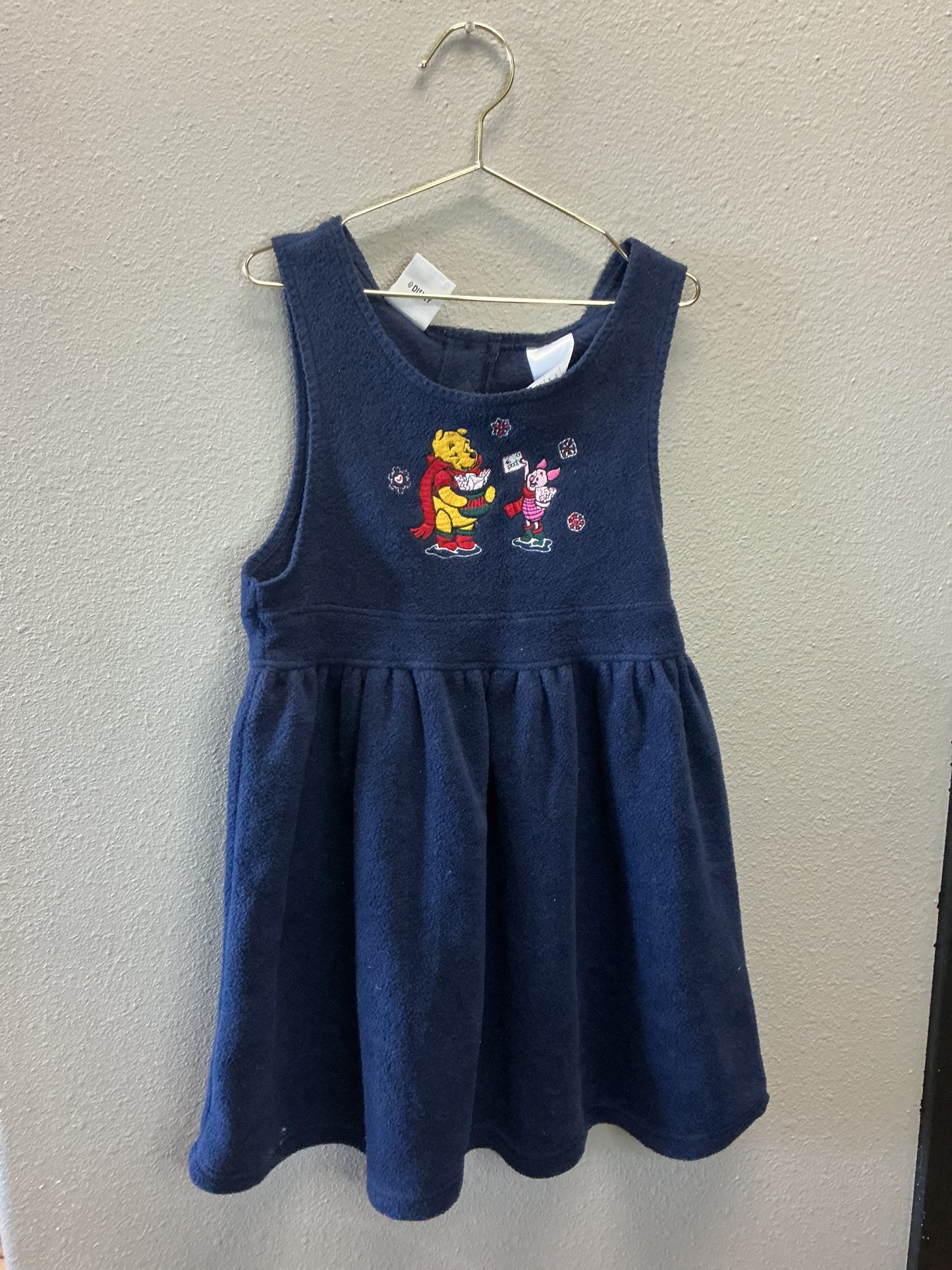 7/8 VINTAGE Holiday WTP Fleece Tank Dress
