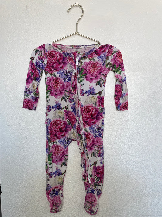 6-9m Posh Peanut Peonies Pajama