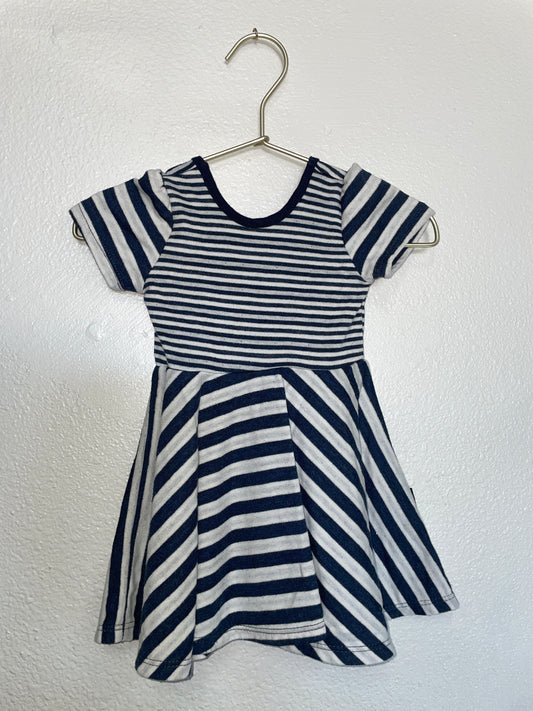 6-12m Eyee Kids Striped Dress