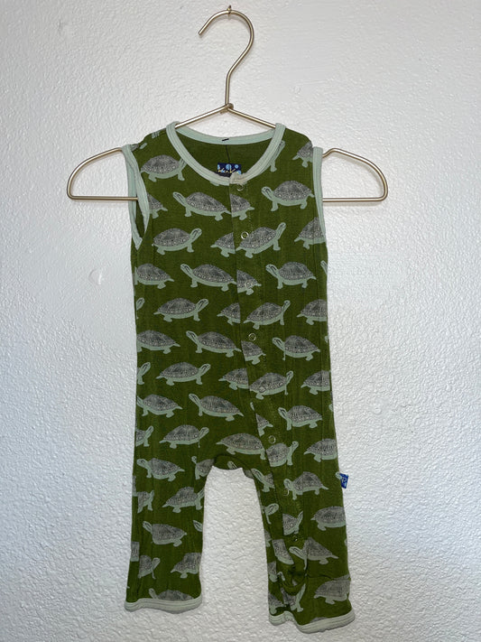 12-18m Kickee Pants Turtle Romper