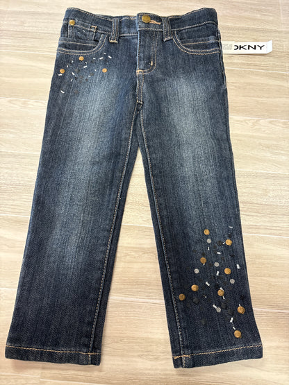 NWT 3T DKNY Rinse Wash Denim