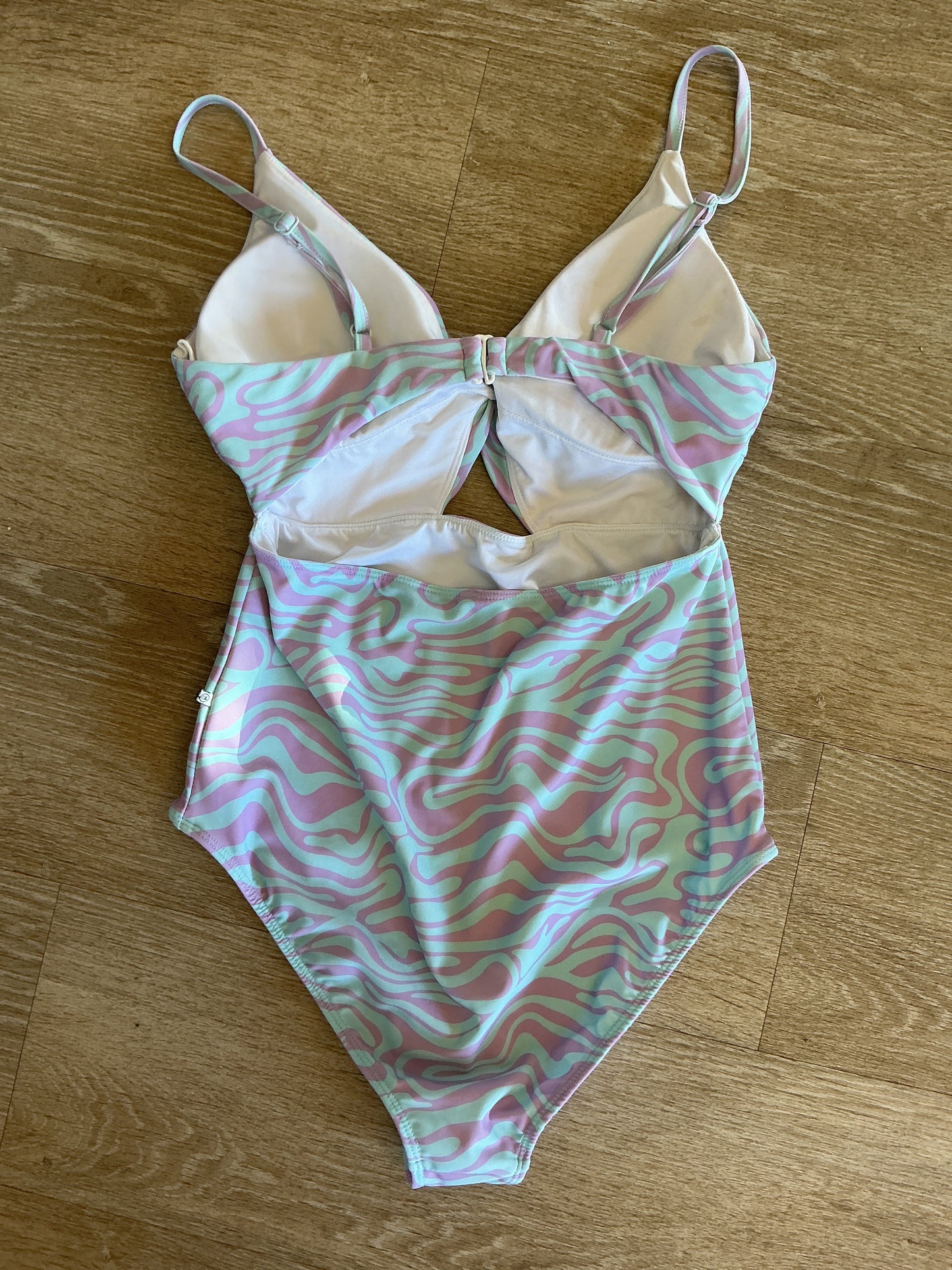 Womens Medium Caden Lane Zebra Swim (Mini Sold Separate)