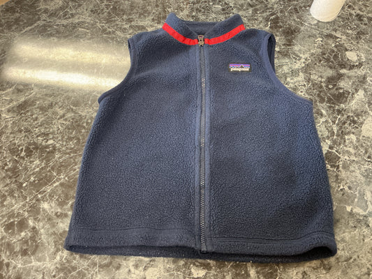 4T Patagonia Navy Fleece Vest