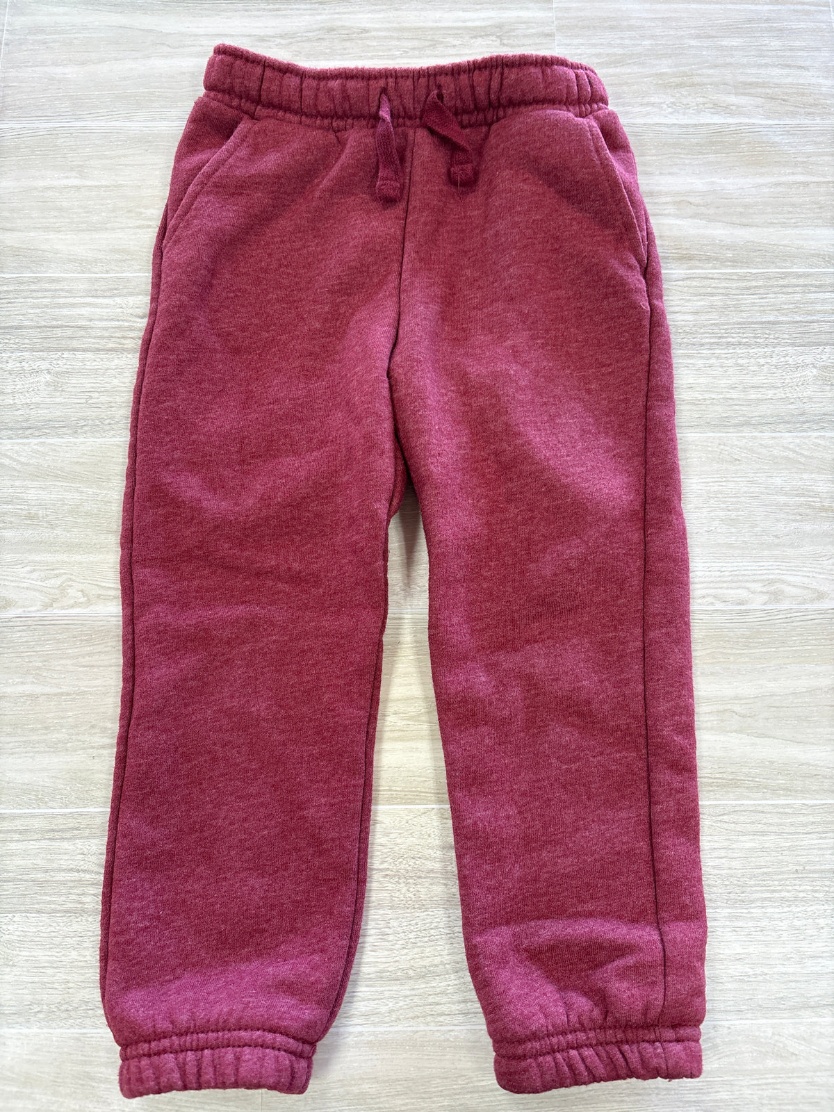3T Heathered Maroon Pull On Soft Joggers