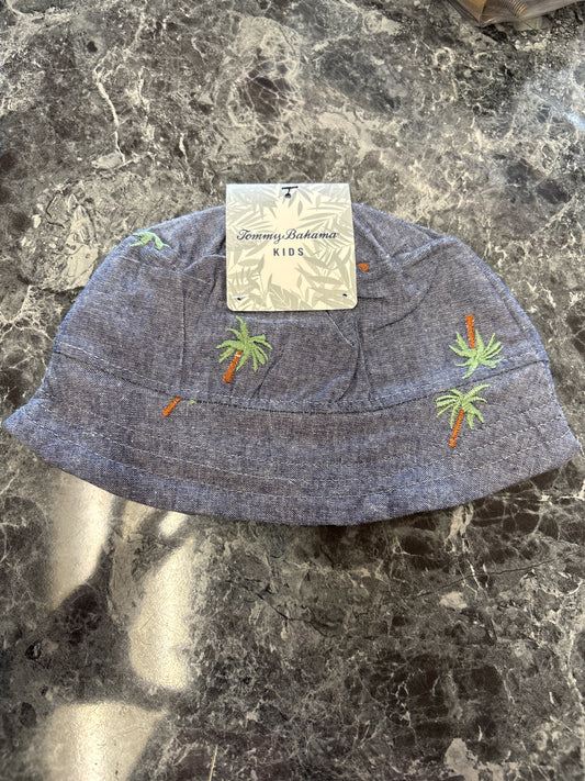 NWT Tommy Bahama Palm Stitched Bucket Hat