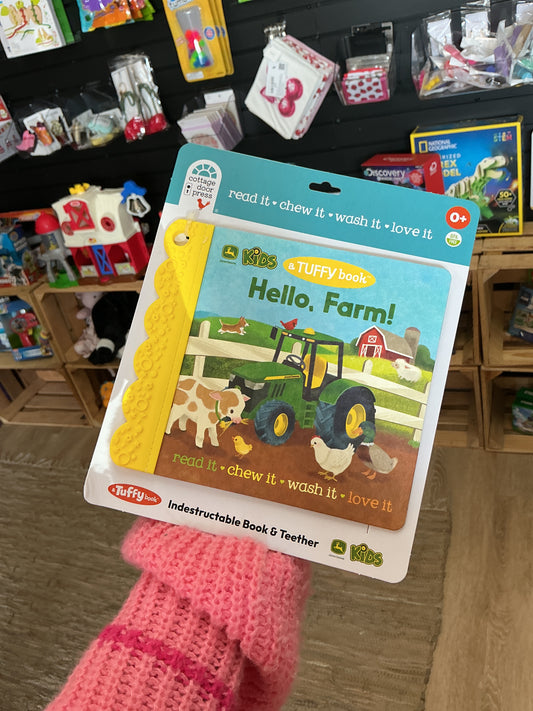NEW Indestructibles Book - John Deere Kids Hello Farm