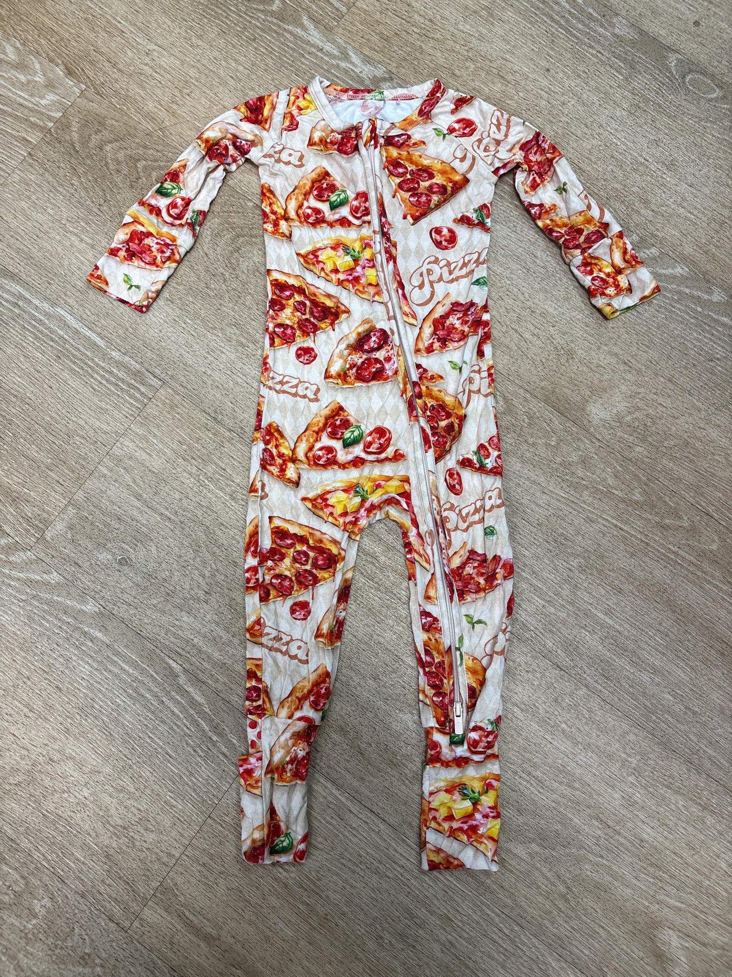 12-18m Bums & Roses Pizza Pajama