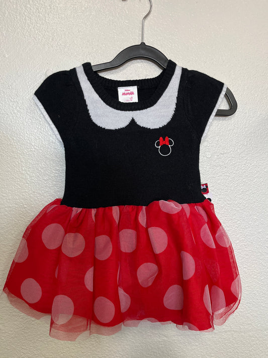 NWT 18m Minnie Mouse Knit/Twirl Dress