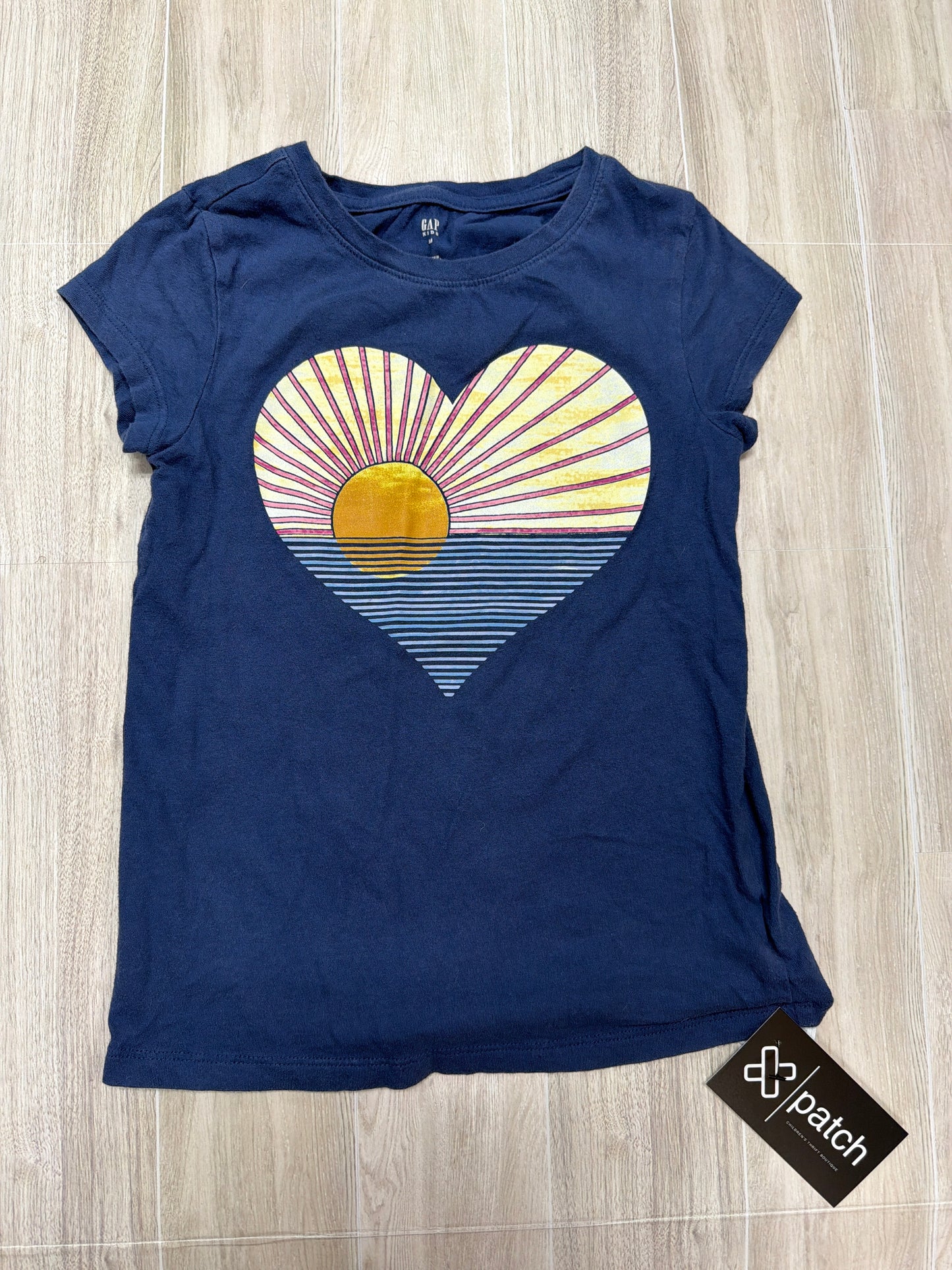 7/8 Navy Sunset Graphic Tee