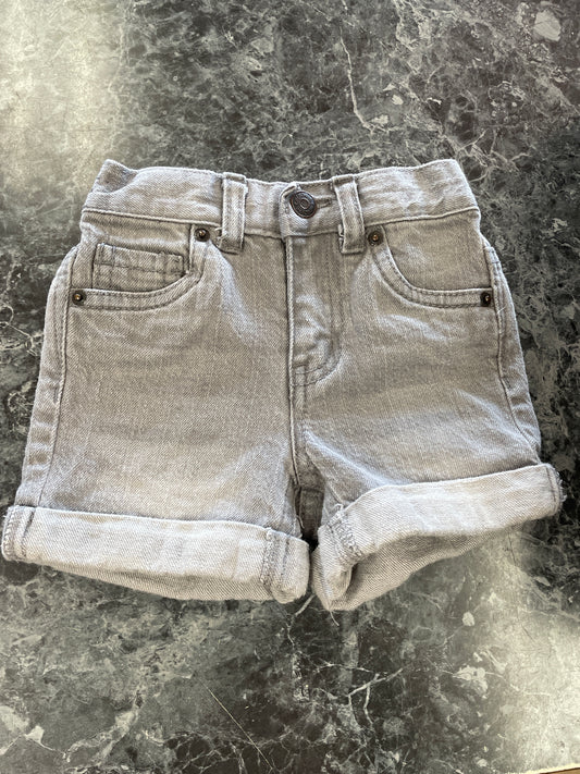 12m Grey Denim Shorts