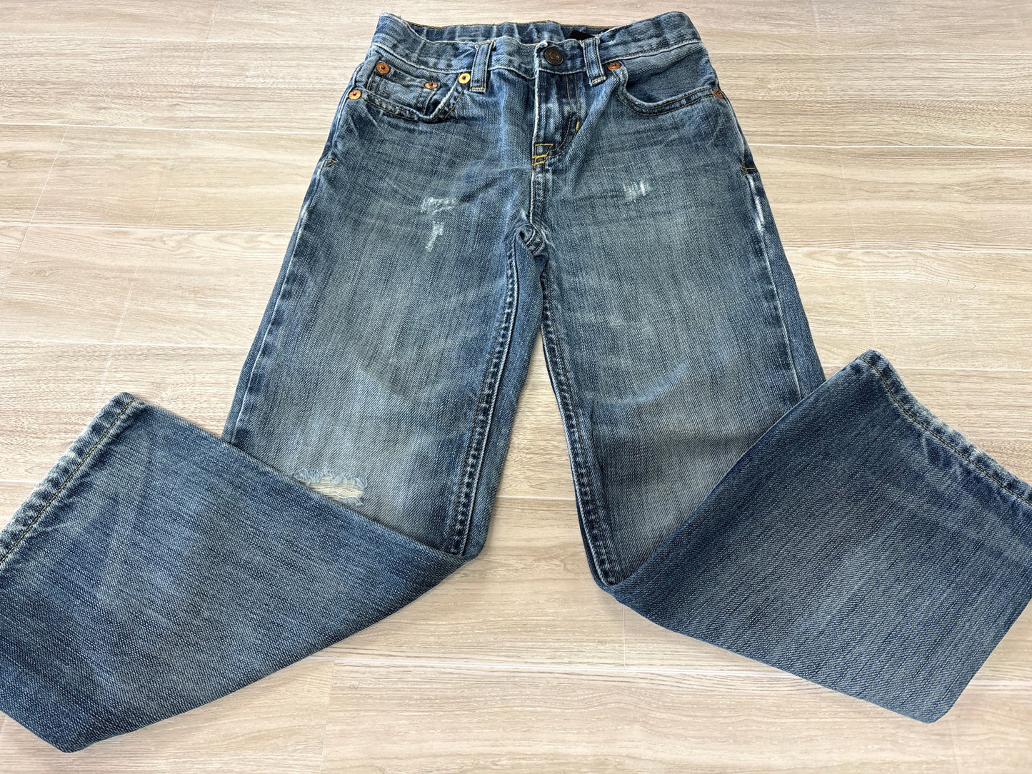 5 Ralph Lauren Medium Wash Ripped Denim
