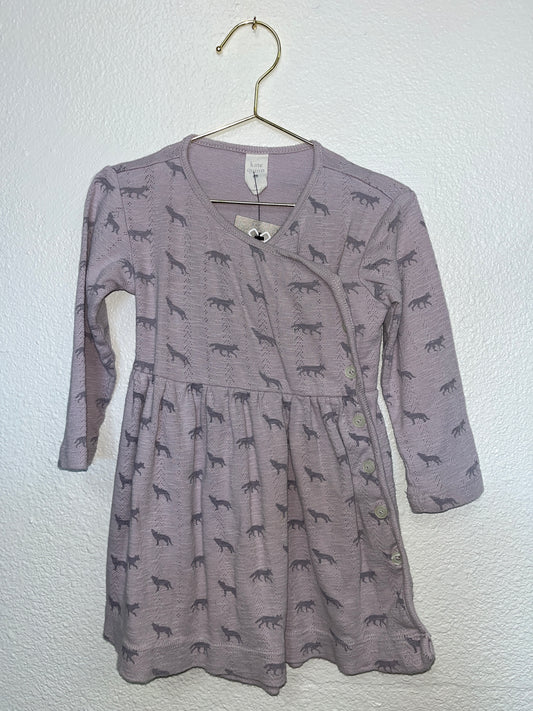 2T Kate Quinn Purple Wolves Dress