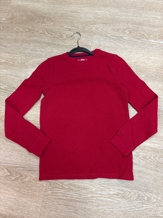 10/12 Red Waffle Knit Thermal