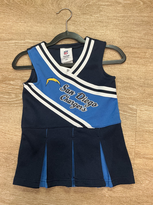 2T Chargers Cheer Dress