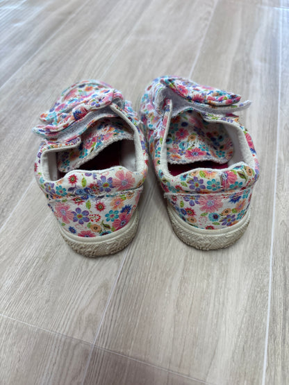 7c Blowfish Multi Flower Velcro Bow Shoe