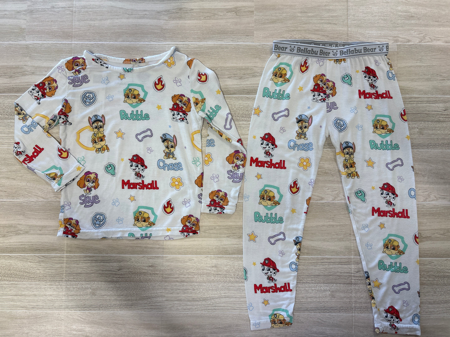18-24m Paw Patrol White 2 Piece Pajama Set