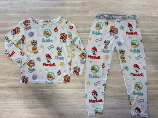 18-24m Paw Patrol White 2 Piece Pajama Set