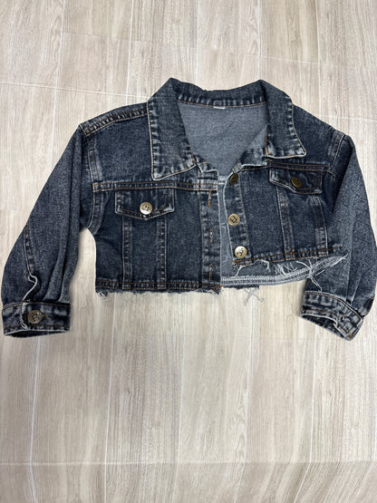 2/3 Dark Wash Big Sis Denim Jacket