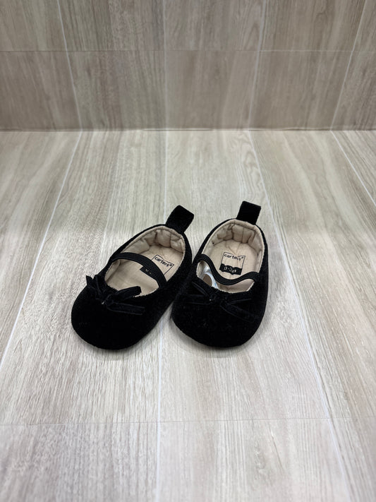Newborn Infant Velour Slip On Shoes