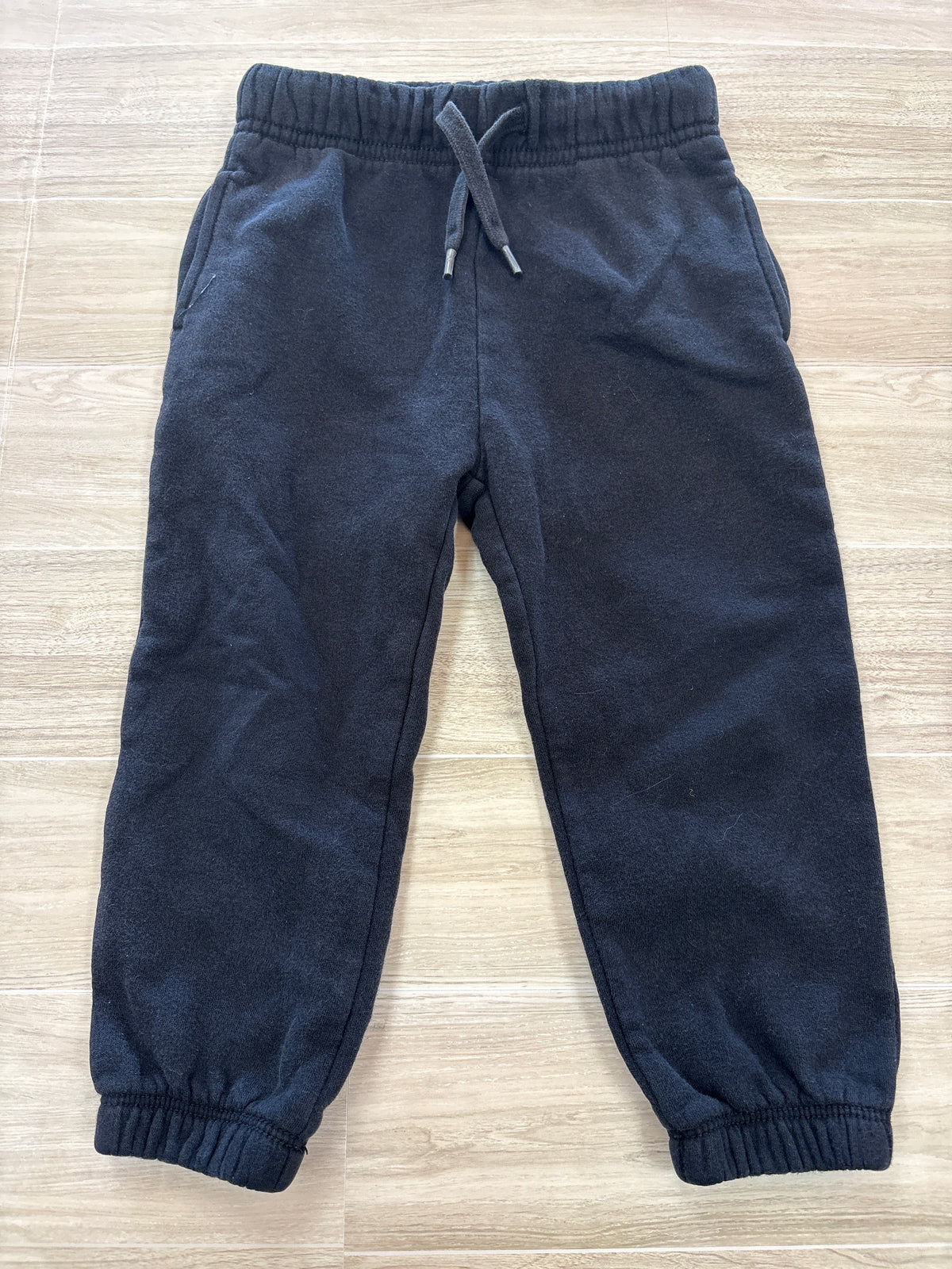 2T Black Pull On Jogger Sweatpants