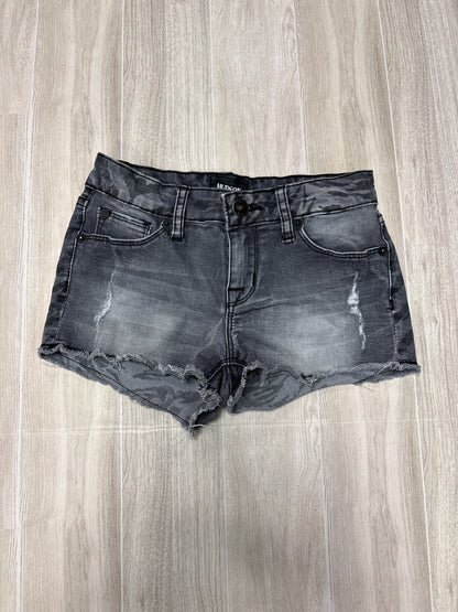 10 Hudson Grey Washed Denim Shorts