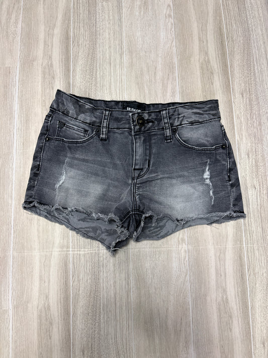 10 Hudson Grey Washed Denim Shorts