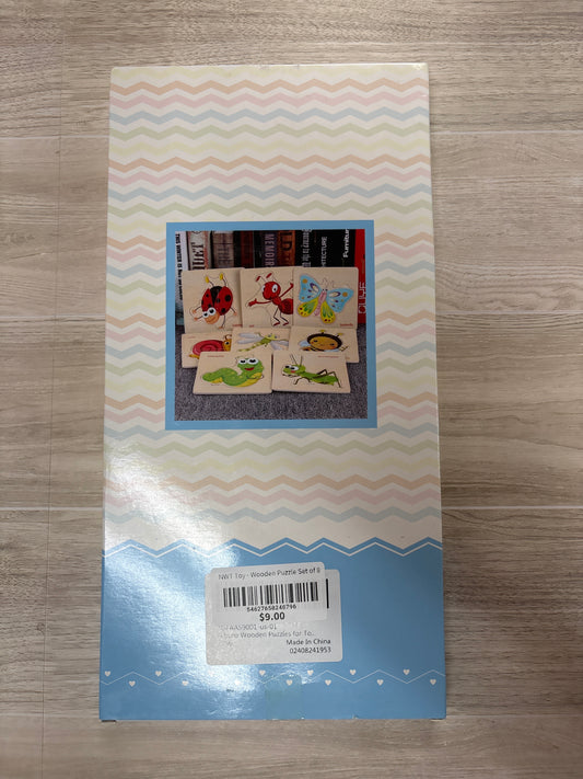 NWT Toy - Wooden Puzzle Set of 8