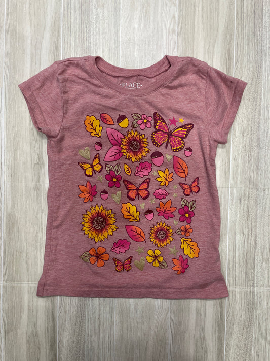 4T Mauve Fall Graphic Tee