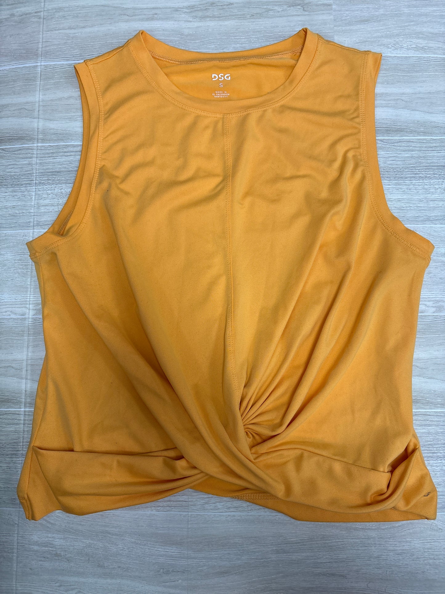 Womens Small Orange Twist Tank